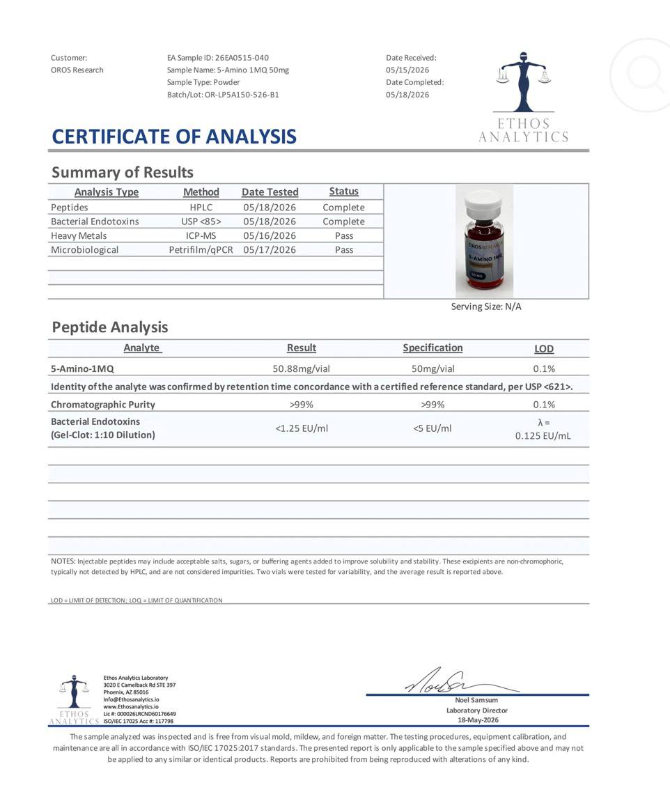 5-Amino-1MQ 50mg 5-Amino-1MQ 50mg
